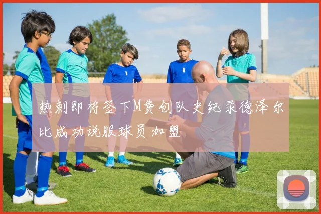 热刺即将签下M费创队史纪录德泽尔比成功说服球员加盟